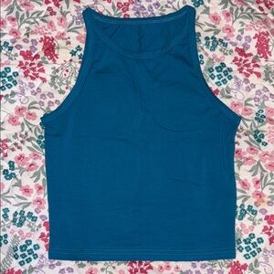 Teal Sleeveless Women's Top